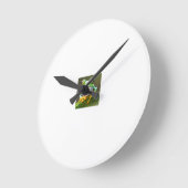 Froschuhr Runde Wanduhr (Winkel)