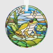 Froschverkleidung auf Acrylglas Ornament (Rückseite)