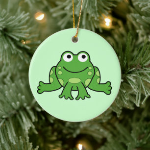 Froschverzierung Keramikornament