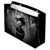 Froschvogel Große Geschenktüte (Rückseite Schrägansicht)