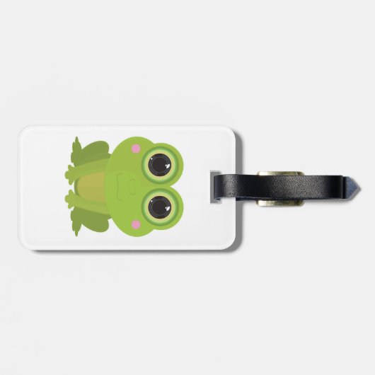 Froschwirbel Gepäckanhänger (Rückseite horizontal)