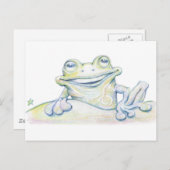 Froschwirl Postkarte (Vorne/Hinten)