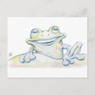 Froschwirl Postkarte