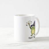Froschzauberer beim Zaubern Kaffeetasse (VorderseiteRechts)