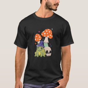 Froschzauberer für Cottage mit Pilz und Sku T-Shirt