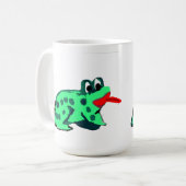 Froschzunge Kaffeetasse (Vorderseite Links)