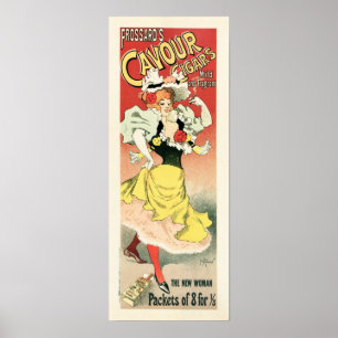 Frossard's CAVOUR CIGARS von Georges Meunier Franz Poster