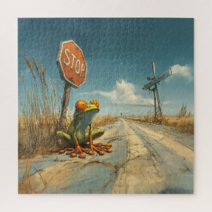 Frost an der Kreuzung verloren Puzzle