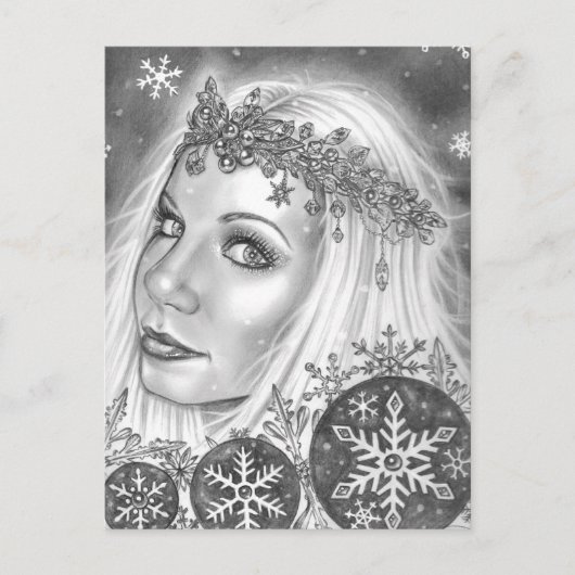 Frost Angel Postkarte (Vorderseite)