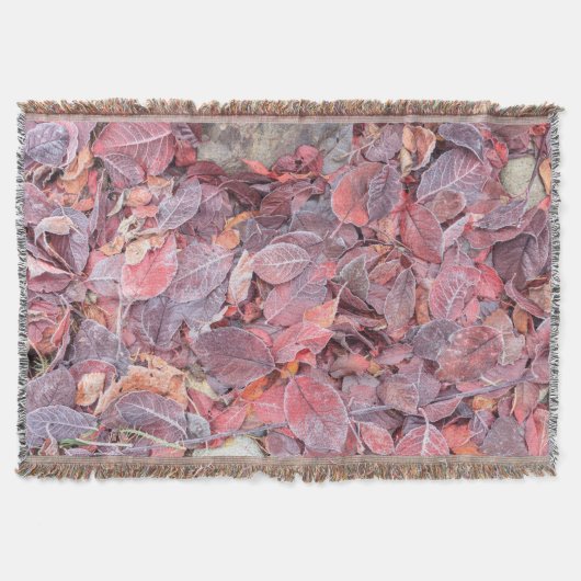 Frost auf gefallenen Blätter, Herbstfarben, Mill C Decke (Vorderseite)