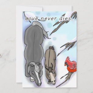Frost Babys Bereavement Card Dankeskarte