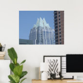 Frost-Bank-Gebäude Austin, Texas Poster (Heimbüro)