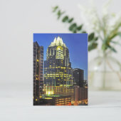 Frost Bank Tower, Austin, Texas, USA Postkarte (Stehend Vorderseite)