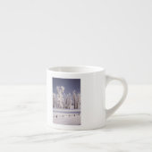 Frost bedeckte Bäume und Zaun, Colorado Espressotasse (Rechts)