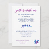 Frost Berry Winter Party Einladung (Rückseite)