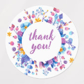 Frost Berry Winter Party Etiketten (Design 1)