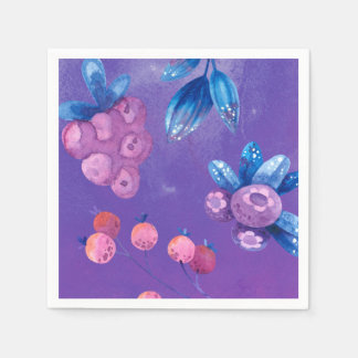 Frost Berry Winter Party Serviette