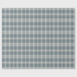 Frost Blau & Creme Schneeflocken Karo Geschenkpapi Geschenkpapier