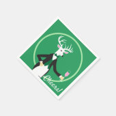 Frost Deers! Serviette (Ecke)