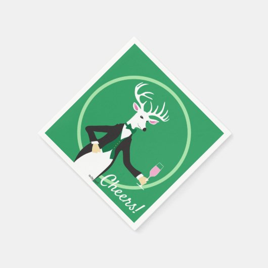 Frost Deers! Serviette (Ecke)