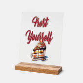 Frost dich selbst acrylschild (Winkel)