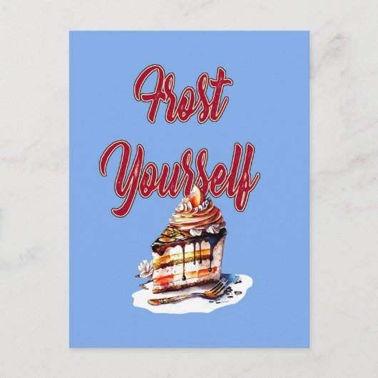 Frost dich selbst postkarte (Vorderseite)
