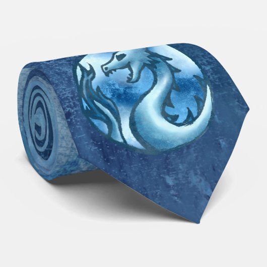 Frost-Drache-Krawatte Krawatte (Gerollt)