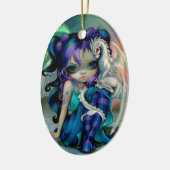 Frost-Drachenkind Keramik-Ornament Keramik Ornament (Links)