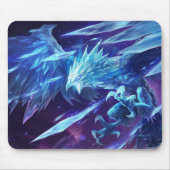Frost Dragon Gaming Mousepad | Personalisierbar (Vorne)