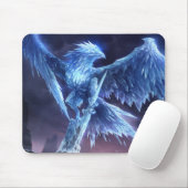 Frost Dragon Gaming Mousepad | Personalisierbar (Mit Mouse)