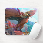 Frost Dragon Gaming Mousepad | Personalisierbar (Mit Mouse)