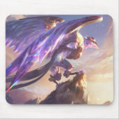 Frost Dragon Gaming Mousepad | Personalisierbar (Vorne)