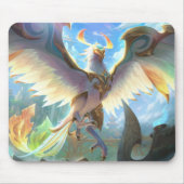 Frost Dragon Gaming Mousepad | Personalisierbar (Vorne)