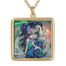 "Frost Dragonling" Vergoldete Kette