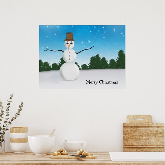 Frost E. Snowman Poster (Küche)