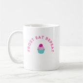 Frost Eat Repeat Cupcake Design Kaffeetasse (Links)
