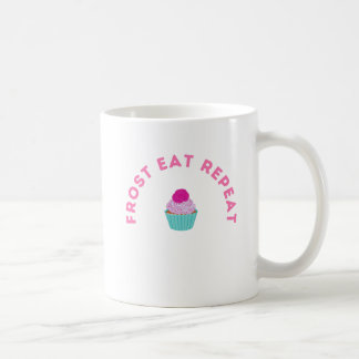 Frost Eat Repeat Cupcake Design Kaffeetasse