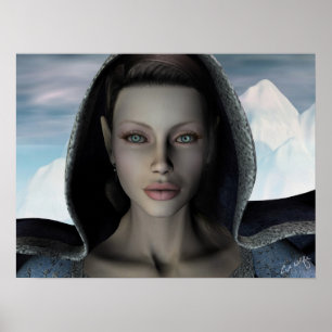 'Frost Elf' Print Poster