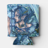 Frost Fairy Girl's View of a Saphire Winter Dosenkühler (Rückseite)