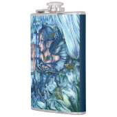 Frost Fairy Girl's View of a Saphire Winter Flachmann (Links)