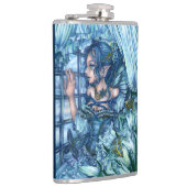 Frost Fairy Girl's View of a Saphire Winter Flachmann (Rechts)