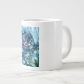 Frost Fairy Girl's View of a Saphire Winter Jumbo-Tasse (Vorderseite Rechts)