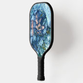 Frost Fairy Girl's View of a Saphire Winter Pickleball Schläger (Links)