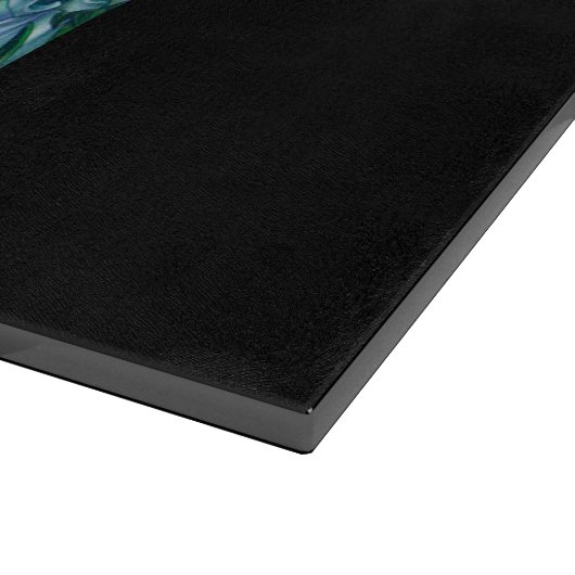 Frost Fairy Girl's View of a Saphire Winter Schneidebrett (Ecke)