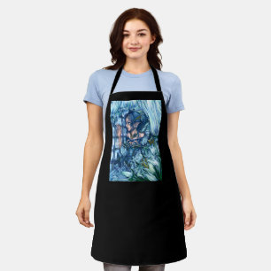 Frost Fairy Girl's View of a Saphire Winter Schürze