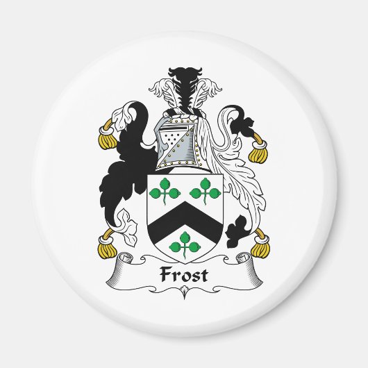Frost-Familienwappen Magnet (Vorne)