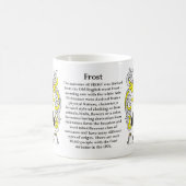 Frost-Familienwappen-Tasse Kaffeetasse (Mittel)