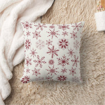 Frost & Flourish Schneeflocken – Scharlachrot