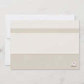 Frost Frühlings-in der religiösen Foto-Einladung Einladung (Rückseite)