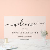 Frost glücklich immer nach Hochzeit Acrylzeichen Acrylschild (Hochzeit)